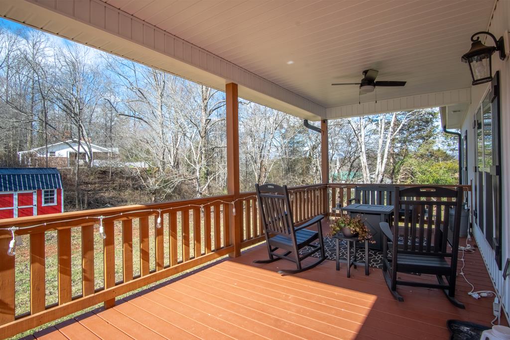 Large covered front porch