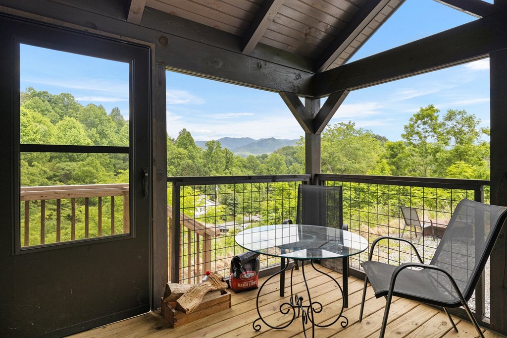 View from Smoky Mountain Mist Cabin