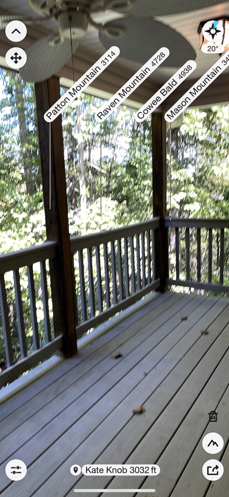 Upper Porch with possible View